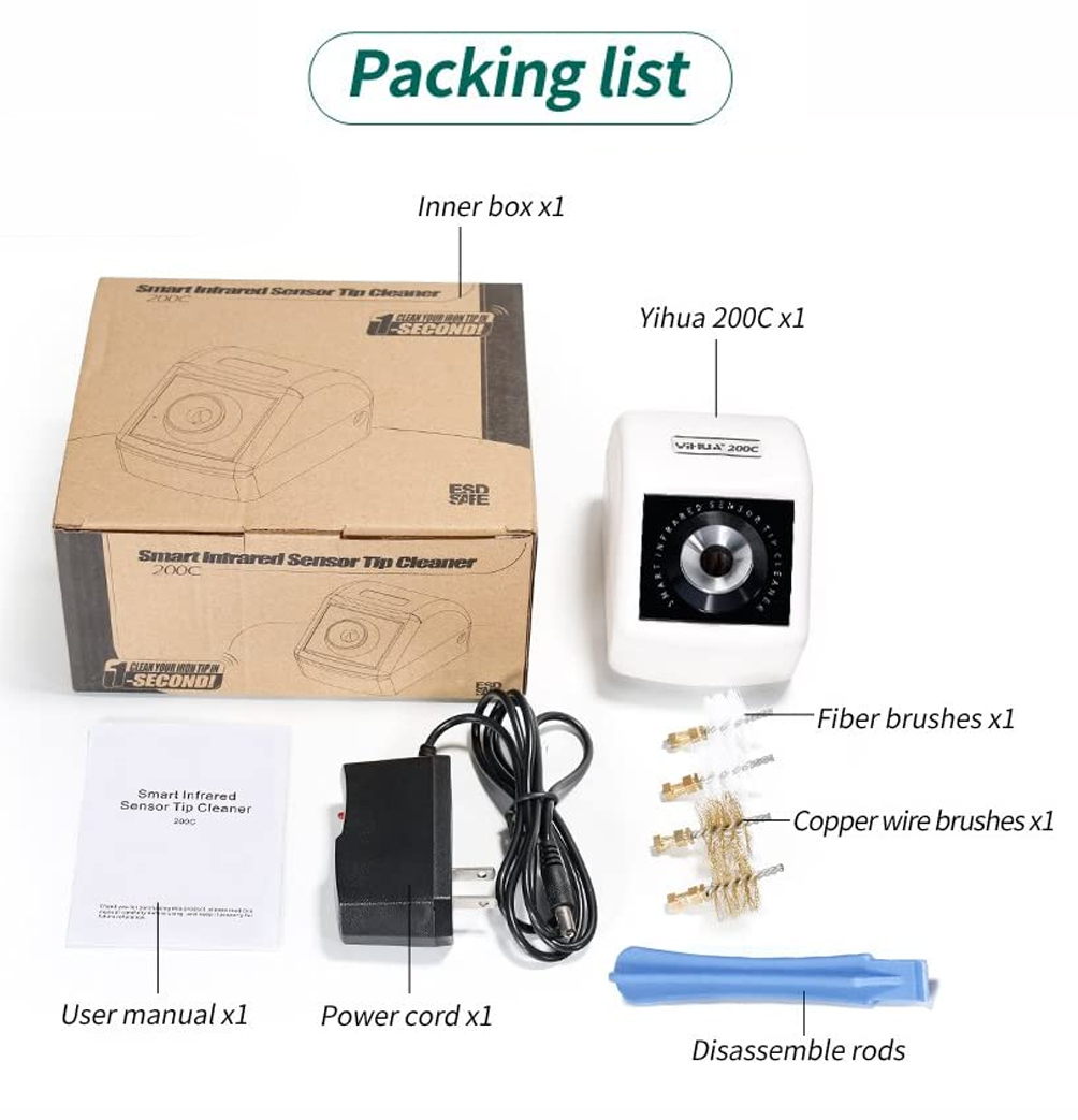 Smart Infrared Sensor Tip Cleaner